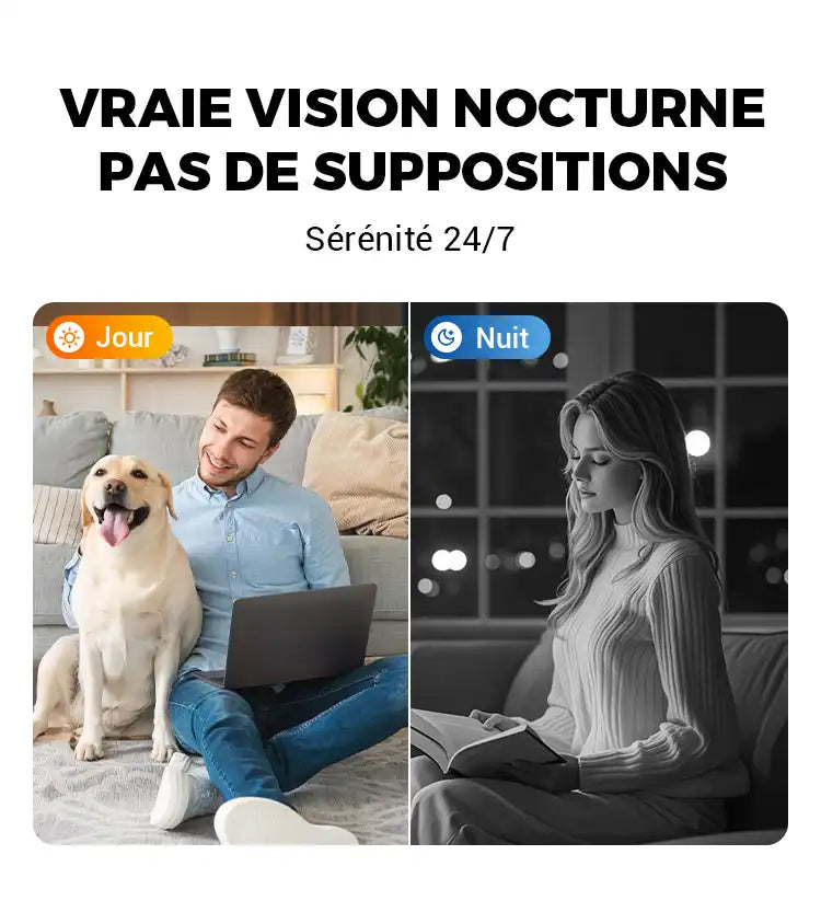Surveillance 24h/24 : Mini Caméra HD Intelligente avec Vision Nocturne