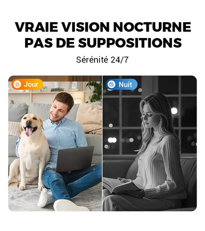 Surveillance 24h/24 : Mini Caméra HD Intelligente avec Vision Nocturne