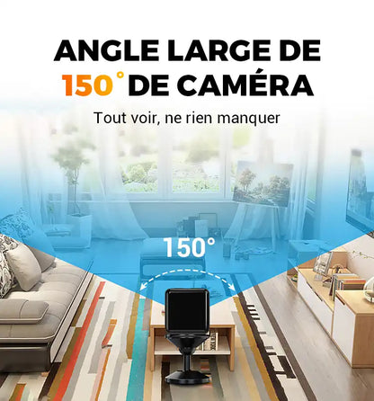 Surveillance 24h/24 : Mini Caméra HD Intelligente avec Vision Nocturne