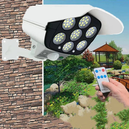 Lampe Solaire avec Capteur et Caméra de Simulation