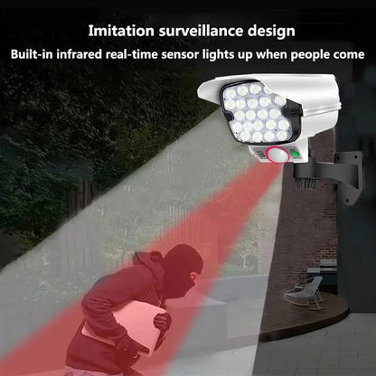 Lampe Solaire avec Capteur et Caméra de Simulation