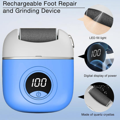 🦶 Mini Ponceuse Électrique pour Pédicure – Votre alliée beauté pour des pieds doux et impeccables à la maison !