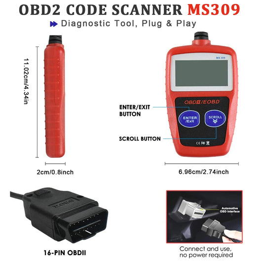 🔧 Scanner de Diagnostic Auto OBD2/EOBD